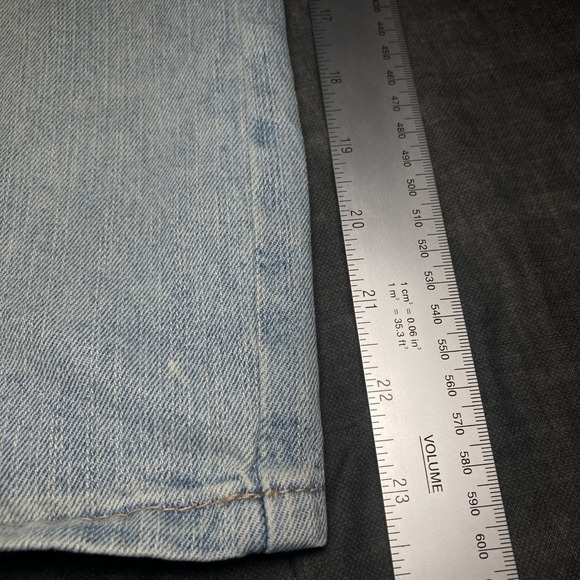 Empyre Jean Shorts Mens XS Size 28 Flip Phone Denim Blue Baggy Y2K Skater Jorts - Picture 7 of 9